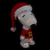 Northlight 18" LED Lighted Peanuts Snoopy in Santa Suit Outdoor Christmas Decoration Image 1
