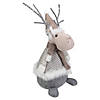 Northlight 18" LED Pre-Lit Brown and Gray Knit Reindeer Christmas Figure Image 2