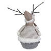 Northlight 18" LED Pre-Lit Brown and Gray Knit Reindeer Christmas Figure Image 4