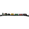 Northlight - 18-Piece Black and Green Battery Operated Animated Classic Model Train Set Image 1