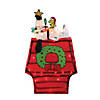 Northlight 18" Pre-Lit Snoopy on Dog House Outdoor Christmas Decoration Image 1