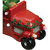 Northlight - 18" Red and Green LED Musical Truck with Christmas Tree Tabletop Decor Image 2