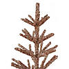Northlight 18" Rose Gold Artificial Tabletop Christmas Tree - Unlit Image 1