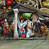 Northlight - 18" Traditional Religious Christmas Nativity with Stable House Decoration Image 2