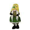 Northlight 19.25" girl bumblebee and daisy hat springtime gnome Image 1