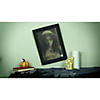 Northlight 19" Black and White Young Lady Animated Vintage Frame Halloween Wall Decor Image 2