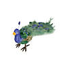 Northlight - 19" Green and Blue Peacock Bird with Closed Tail Christmas Figurine Image 2