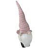 Northlight 19" Pink and White Rattan Christmas Gnome with Warm White LED Lights Image 2