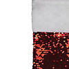 Northlight 19" Red Sequin Christmas Stocking With White Faux Fur Cuff Image 3