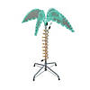 Northlight - 2.5' Green and Tan LED Palm Tree Rope Light Outdoor Decoration Image 1