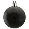 Northlight 2.5" Jet Black Shatterproof Shiny Christmas Ball Ornaments, 60 Count Image 2