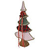 Northlight - 2.5' Plaid Whimsical Christmas Tree Decoration Image 1