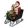 Northlight - 2.5' Santa Claus in Sleigh Christmas Decoration Image 1