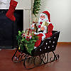 Northlight - 2.5' Santa Claus in Sleigh Christmas Decoration Image 1