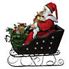 Northlight - 2.5' Santa Claus in Sleigh Christmas Decoration Image 2