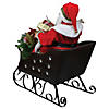 Northlight - 2.5' Santa Claus in Sleigh Christmas Decoration Image 4