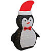 Northlight 2' LED Pre-Lit Tinsel Penguin Outdoor Christmas Decoration Image 3