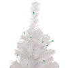 Northlight 2' Lighted Rockport White Pine Artificial Christmas Tree  Green Lights Image 2