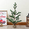 Northlight 2' Ponderosa Pine Artificial Christmas Tree Jute Base Decoration - Unlit Image 1