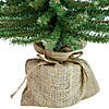 Northlight 2' Potted Downswept Mini Village Pine Medium Artificial Christmas Tree  Unlit Image 4