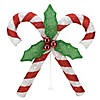 Northlight - 2' Pre-Lit Double Candy Canes Outdoor Christmas Decor Image 1