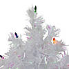 Northlight 2' Pre-Lit Medium White Iridescent Pine Artificial Christmas Tree - Multicolor Lights Image 2