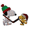 Northlight - 2' Pre-Lit Peanuts Snoopy and Woodstock Christmas Outdoor Decor Image 1