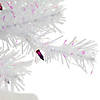 Northlight 2' Pre-lit Rockport White Pine Artificial Christmas Tree  Purple Lights Image 1