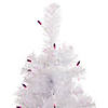Northlight 2' Pre-lit Rockport White Pine Artificial Christmas Tree  Purple Lights Image 2