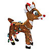 Northlight - 2' Pre-Lit Rudolph the Red-Nosed Reindeer<sup>&#174;</sup> Wrapped In Lights Outdoor Christmas Decoration Image 1