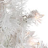 Northlight 2' Pre-Lit Slim Tinsel Artificial Christmas Tree- Clear Lights Image 1