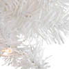 Northlight 2' Pre-Lit Slim Tinsel Artificial Christmas Tree- Clear Lights Image 2