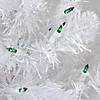Northlight 2' Pre-Lit Small White Pine Artificial Christmas Tree - Green Lights Image 1