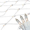 Northlight 2' x 8' Clear Mini Net Style Column Christmas Lights  White Wire Image 1