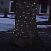 Northlight 2' x 8' Pink Mini Net Style Tree Trunk Wrap Christmas Net Lights - Brown Wire Image 2
