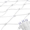 Northlight 2' x 8' Pure White LED Wide Angle Net Style Column Wrap Christmas Lights  White Wire Image 1