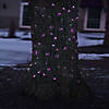 Northlight 2' x 8' Purple LED Tree Net Style Trunk Wrap Christmas Lights - Brown Wire Image 1