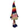 Northlight 20.5" bright rainbow striped springtime gnome Image 2
