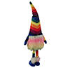 Northlight 20.5" bright rainbow striped springtime gnome Image 3