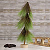 Northlight 20.5" Green and Brown Pine Needle Tree Christmas Decoration Image 1