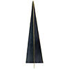 Northlight 20" Blue and Gold Triangular Christmas Tree Tabletop Decor Image 3