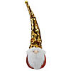 Northlight 20" Gold Sequin Santa With a Pointed Winter Hat Christmas Tabletop Decor Image 1