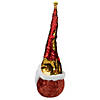 Northlight 20" Gold Sequin Santa With a Pointed Winter Hat Christmas Tabletop Decor Image 4