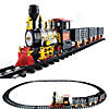 Northlight - 20-piece Black Battery Operated Christmas Classic Train Set Image 2