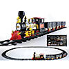 Northlight - 20-piece Black Battery Operated Christmas Classic Train Set Image 3