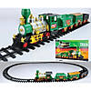 Northlight - 20-Piece Green Battery Operated Animated Classic Christmas Train Set Image 3