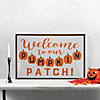 Northlight 20" Welcome To Our Pumpkin Patch! Autumn Metal Wall Decor Image 1