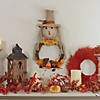 Northlight 20" Yellow and Tan Fall Harvest Scarecrow Artificial Wreath Wall Decor Image 1