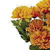 Northlight 20" Yellow Fall Harvest Artificial Mum Plant in a Pot Image 1