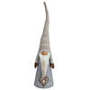 Northlight 21" Gray and Beige Cone Boy Christmas Gnome Figure Image 1